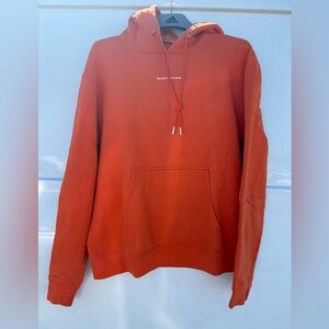 Sandro Paris Men's Orange Hoodie